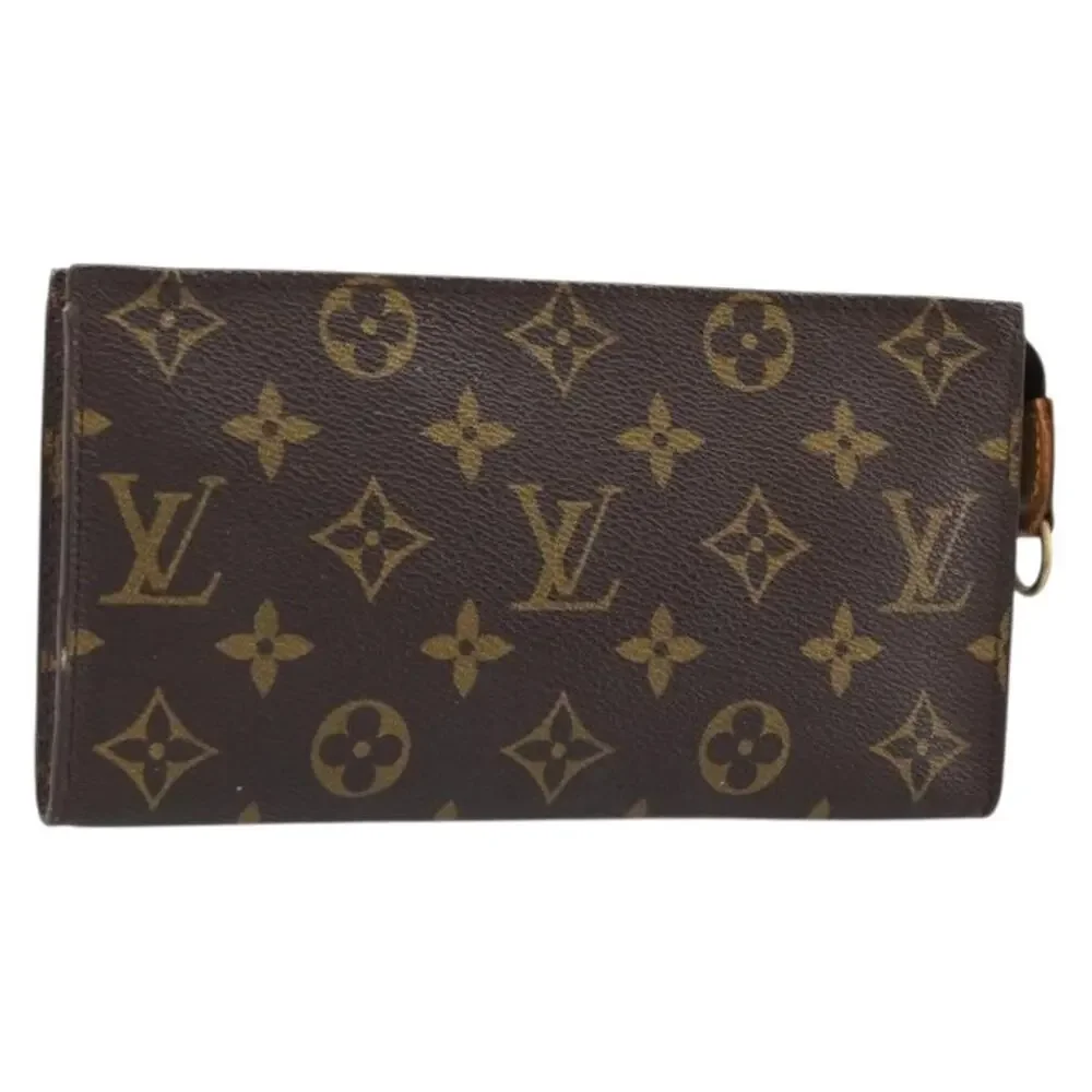Louis Vuitton Monogram Bucket GM Accessory Pouch Brown